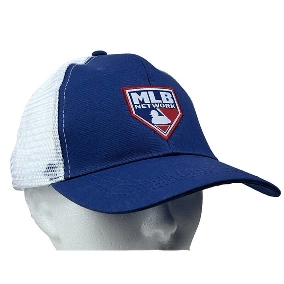 Texas Rangers MLB Network Hat Cap Blue Adjustable SGA 2023 Mesh Back - Picture 4 of 7